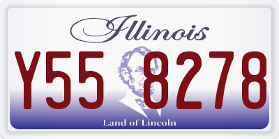 IL license plate Y558278