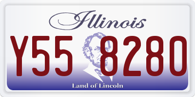IL license plate Y558280