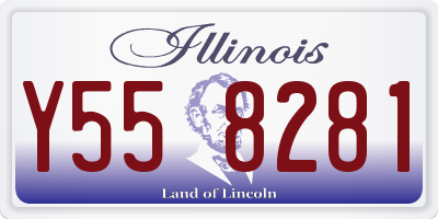IL license plate Y558281