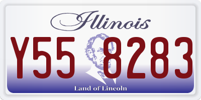 IL license plate Y558283