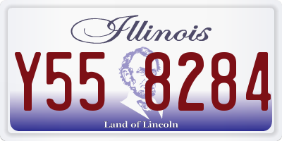 IL license plate Y558284