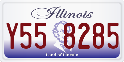 IL license plate Y558285