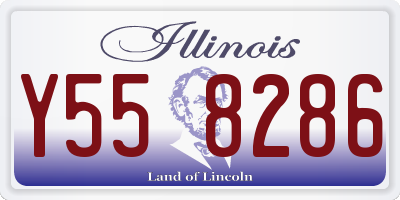 IL license plate Y558286