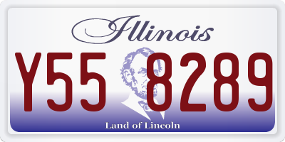 IL license plate Y558289