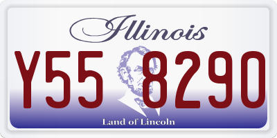 IL license plate Y558290