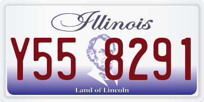 IL license plate Y558291