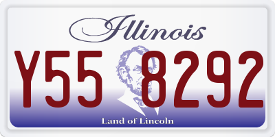 IL license plate Y558292