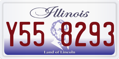 IL license plate Y558293