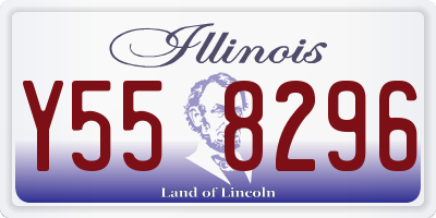 IL license plate Y558296