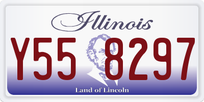 IL license plate Y558297