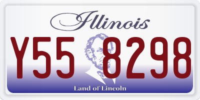 IL license plate Y558298