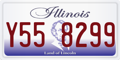 IL license plate Y558299