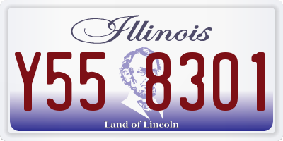 IL license plate Y558301