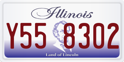 IL license plate Y558302