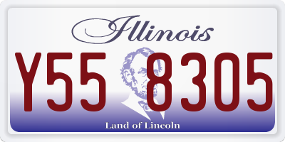 IL license plate Y558305