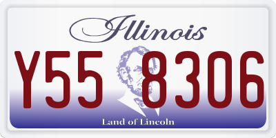 IL license plate Y558306