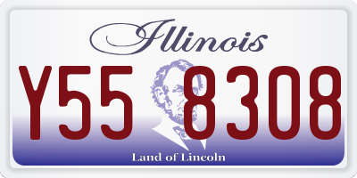 IL license plate Y558308