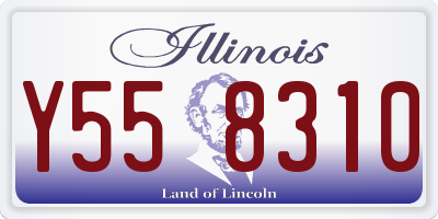 IL license plate Y558310