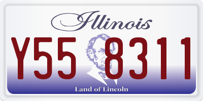 IL license plate Y558311