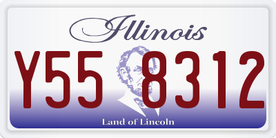 IL license plate Y558312