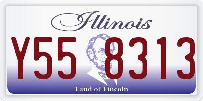 IL license plate Y558313