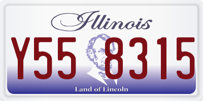 IL license plate Y558315