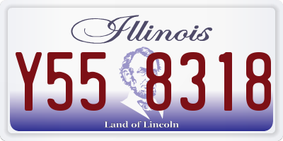 IL license plate Y558318