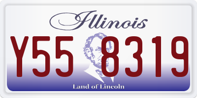 IL license plate Y558319