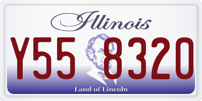 IL license plate Y558320