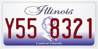 IL license plate Y558321