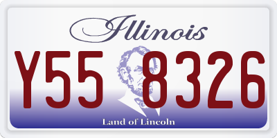 IL license plate Y558326
