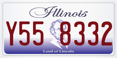 IL license plate Y558332