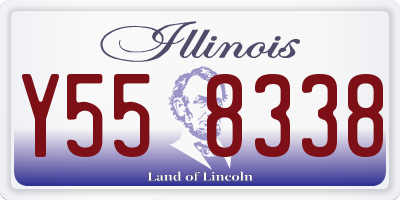 IL license plate Y558338