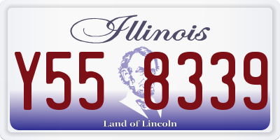 IL license plate Y558339