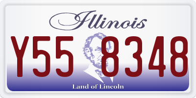 IL license plate Y558348