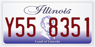 IL license plate Y558351