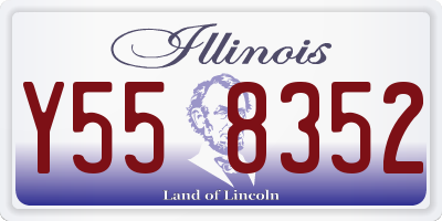 IL license plate Y558352