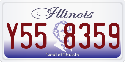 IL license plate Y558359
