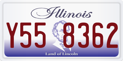 IL license plate Y558362