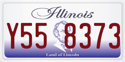 IL license plate Y558373