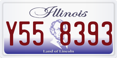 IL license plate Y558393