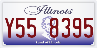 IL license plate Y558395