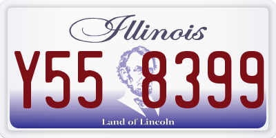 IL license plate Y558399