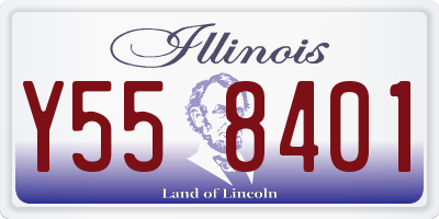 IL license plate Y558401