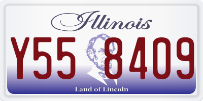 IL license plate Y558409
