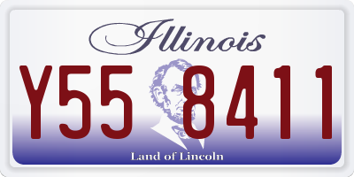 IL license plate Y558411