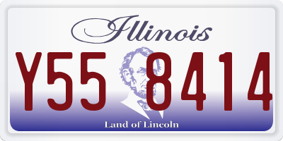 IL license plate Y558414