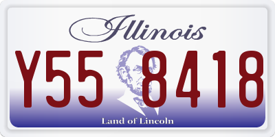 IL license plate Y558418
