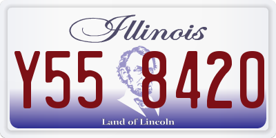 IL license plate Y558420