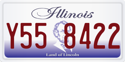 IL license plate Y558422